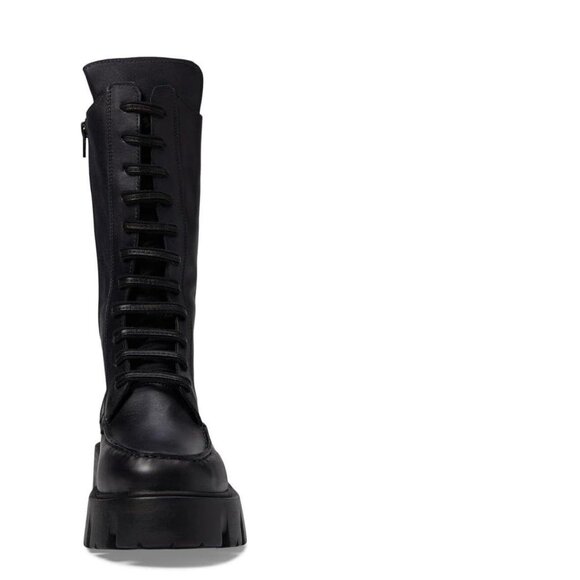 Free People Jones Lug Sole Lace Up Boots (Black) - Women's US 7 - Picture 5 of 9